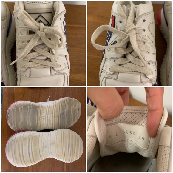 AUTH Fendi x FILA Mania Logo Sneakers - Picture 4 of 5